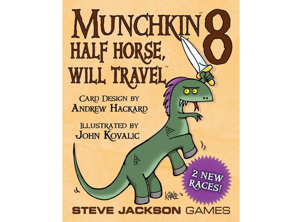 Munchkin 8 Half Horse Will Travel Exp Expansion till Munchkin 